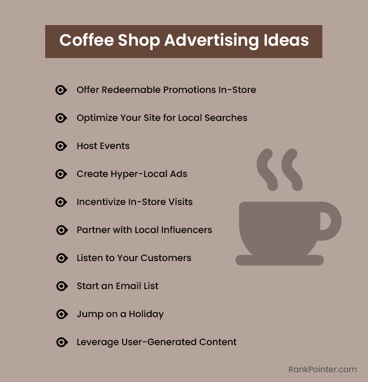 advertising for coffee shops