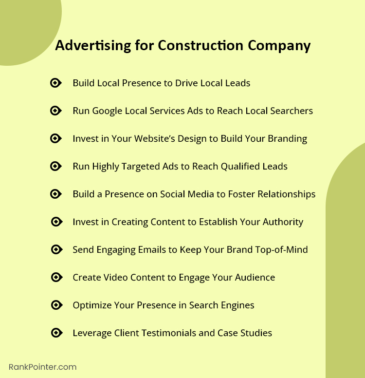 construction advertising ideas