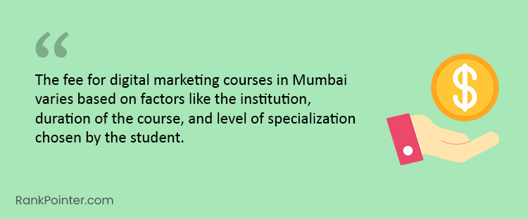 digital marketing courses in mumbai fees
